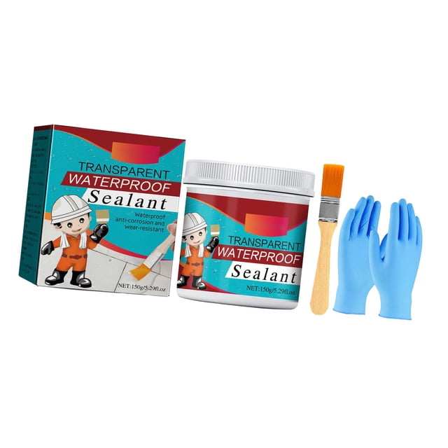 Agente impermeable, 150G, agente a prueba de fugas, pegamento, sellador aislante transparente para paredes, hogar, baño, azulejos de cerámica,
