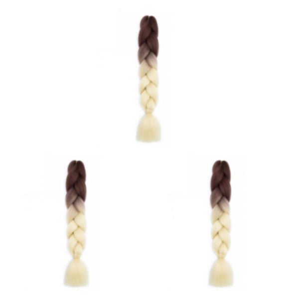Soidarity Cabello trenzado sintético, trenzas impresionantes, extensiones de cabello trenzado sin esfuerzo, cabello trenzado Jumbo B39 Type1 NO1