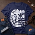thumbnail image 3 of Jollimate Man Of God Husband Daddy Shirt, God Dad Shirt, Gift For Daddy, Cross Christian Shirt, 3 of 6