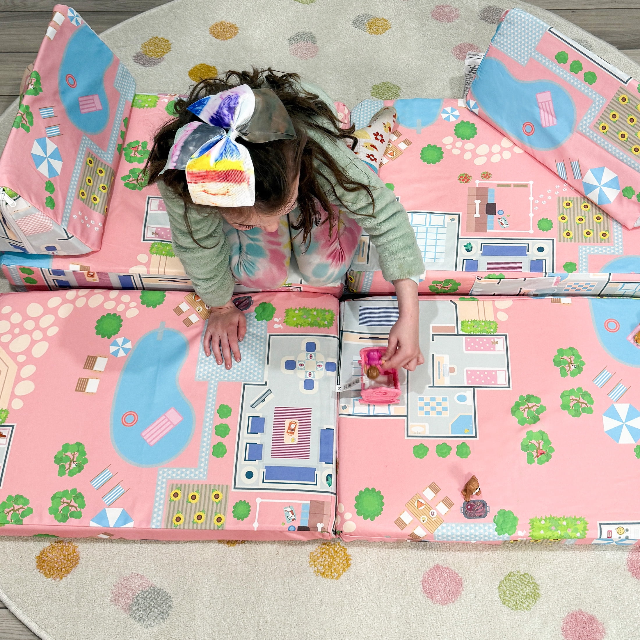 Imaginarium Little Brother, Little Sister Kids and Toddler Play Couch, Doll House