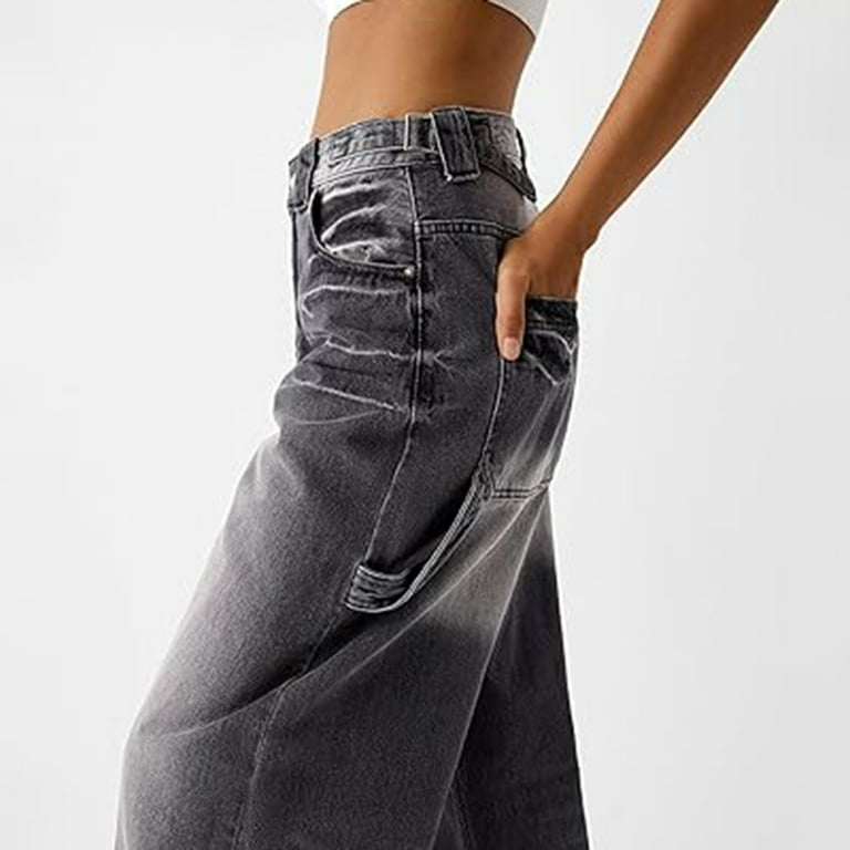 Tittly Palazzo Pants Jeans for Women Low Jeans For Women Mom Jeans