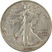 1942 S Liberty Walking Half Dollar VF Very Fine Silver 50c Coin