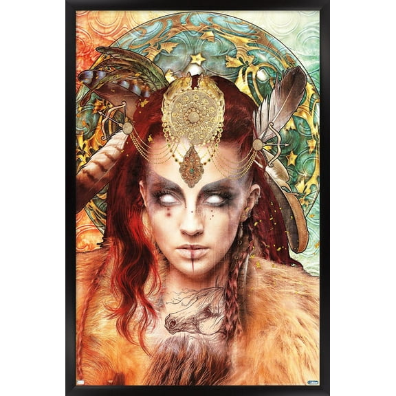 Jena DellaGrottaglia: Cosmic Zodiac - Sagittarius Wall Poster, 22.375" x 34" Framed