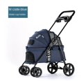thumbnail image 2 of BL09 Pet Stroller with Water Cup Holder Lightweight Folding Cat Aluminium Alloy Cat Dog Trolley Four-wheeled Outdoor Travel ShopWise Round, 2 of 6