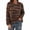 h710_Wine, variant on Zormilly Women's Sweaters Long Sleeve Crew Neck Fuzzy Striped Sweaters Fashion Casual Soft Knit Pullovers, S-XL