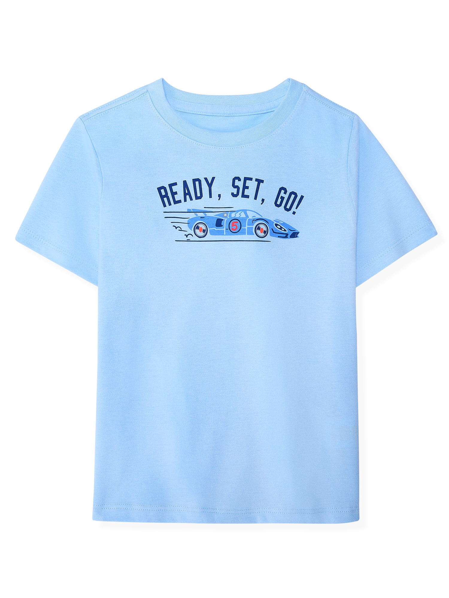 Garanimals Newborn, Baby & Toddler Boy Cotton Short-Sleeve Graphic T-Shirts, 3-Pack, Sizes 0-6T