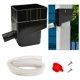 thumbnail image 4 of Sistema de recolección de con manguera Recolección de de lluvia Desviador de agua de techo para césped Patio trasero Riego de Negro CUTICAT Recolección de agua de lluvia, 4 of 6