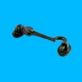 thumbnail image 3 of Renovators Supply Black Iron Eye Hook Latch 4.5" Swivel Style Reversible Privacy Cabin Hook Latches w/Screws, 3 of 9