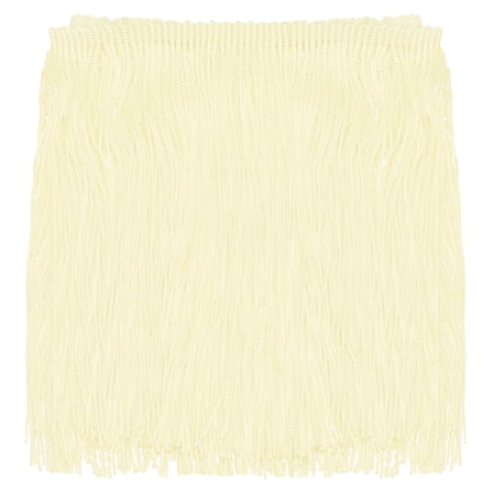 10 Yards 8 Inch Chainette Fringe Trim Tassel Sewing Trim for DIY Sewing CraftsShade Decoration, Beige