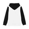 thumbnail image 4 of Ahuyic Girls Boys Blouse Long Sleeve Crewneck Oversized Hooded Pullover for 4-14 Years,13 Years Black, 4 of 4