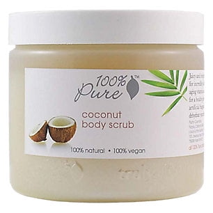 100% Pure Organic Coconut Body Scrub (16oz/473g)