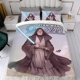 thumbnail image 4 of Obi Wan Conjunto de sábanas temático, trío de piezas, cómodo y amigable con la piel, diseño único, regalo de decoración para el hogar para familiares, amigos y fans, 90 cm * 190 cm, 4 of 6