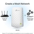 thumbnail image 4 of TP-Link AC750 WiFi Extender (RE220), Covers Up to 1200 Sq.ft and 20 Devices, Up to 750Mbps Dual Band WiFi Range Extender, WiFi Booster to Extend Range of WiFi Internet Connection, 4 of 4