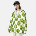 thumbnail image 4 of Pofeuu Happy Fruit Print Sun Protection Outdoor Lightweight Full Zip UV Cooling Hoodie Long Sleeve Summer Clothing for Outdoor Hiking-X-Large, 4 of 5