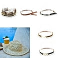 thumbnail image 4 of Yokua Cowboy Hat Bands Western Hat Band Fedora Hat Leather Hat Bands Straw Hat Bands, 4 of 19