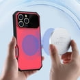 thumbnail image 3 of Dteck Case for iPhone 16 Pro,Shockproof Rubber + PC Case Compatible with MagSafe Built-in Camera Lens Protector Cover for iPhone 16 Pro,Rose, 3 of 5