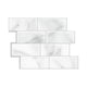 thumbnail image 1 of Papier Peint Carrelage Autocollant Blanc 30 X 21 Cm Estilo Mosaico Etiqueta Mural Película Decorativa Impermable Pour Carreaux De Mur De Salle De Bains Et, 1 of 4