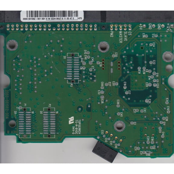 WD800BB-00BSA0, 0000 001062-001 ED1, WD IDE 3.5 PCB