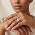 thumbnail image 5 of Rosec Jewels IGI Certified Lab Grown Diamond Engagement Ring for Women (2 Carat, E-VS1 Quality) - with Jewelry Box, 10K White Gold, US 9.00, 5 of 8