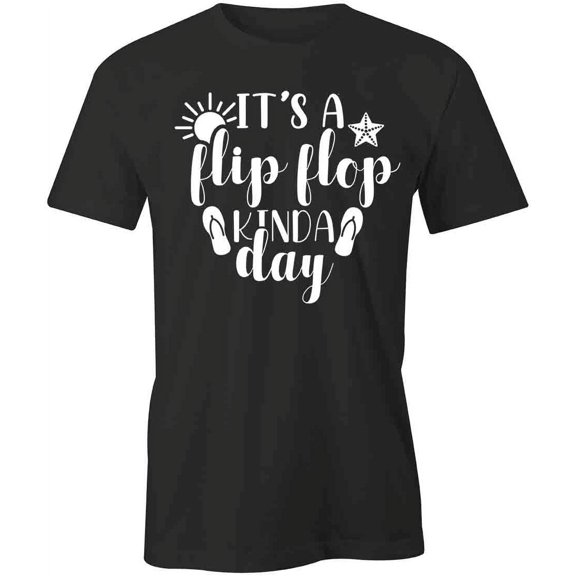 Kinda Day T-Shirt | Cool Summertime Black Tee Gift