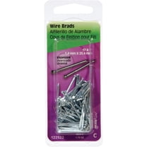 Hillman Wire Brad 1 " Bright Steel 17 Ga Polybox 1.75 Oz