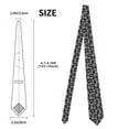 thumbnail image 2 of Fotbe Sloth with Donuts Corbata Clásica para Hombre con Estampado – Corbata de Seda Jacquard Tejida, para Negocios, Bodas y Eventos Formales, 2 of 7