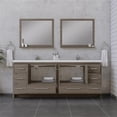 thumbnail image 5 of Alya Bath Sortino 84" Wood Bathroom Vanity with Acrylic Sink in Gray, 5 of 7
