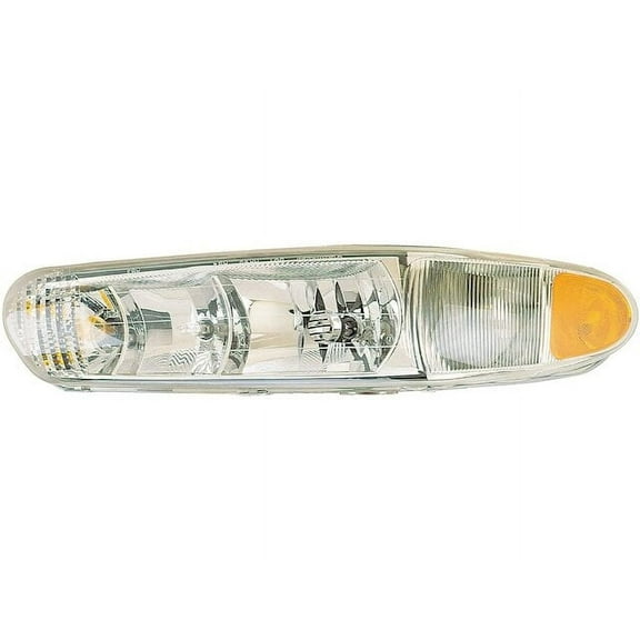 Left Driver Side Headlight Assembly - Compatible with 1997 - 2005 Buick Century 1998 1999 2000 2001 2002 2003 2004