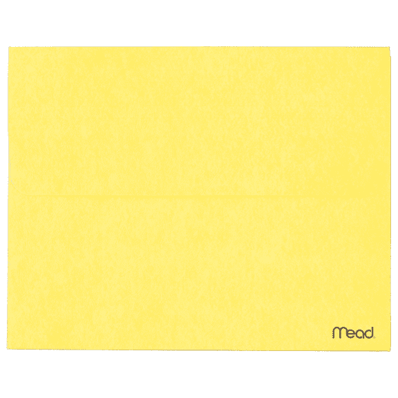 Mead Brite Wallet Letter File (35362): 9-1/2 in. x 11.75 in. (Bright Yellow)