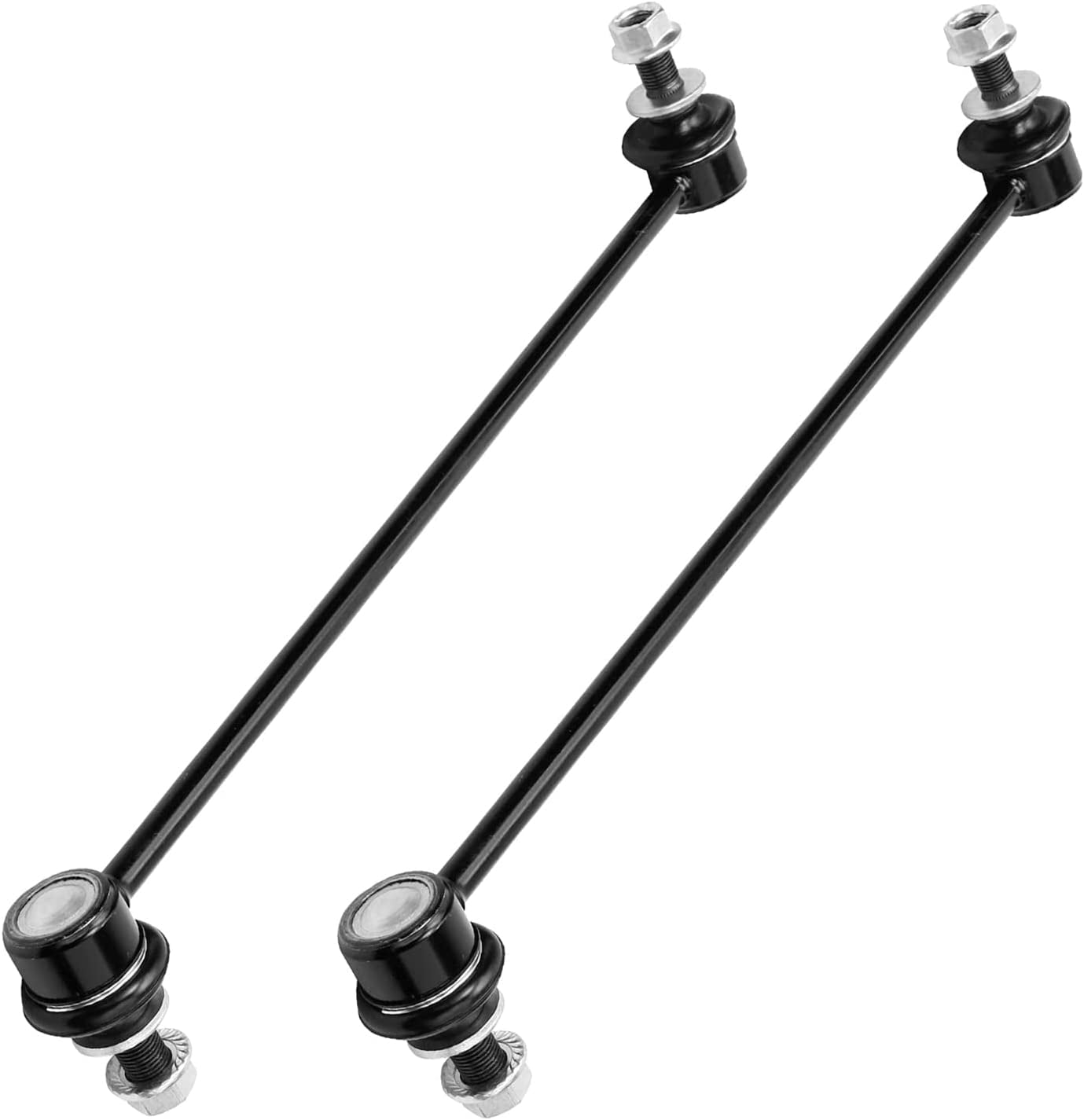 Detroit Axle - Front 10pc Suspension Kit for 2006-2018 Toyota Rav4, 4 Outer and Inner Tie Rod Ends 2 Lower Ball Joints 2 Stabilizer Sway Bar Links 2 Boots Bellows Replacement