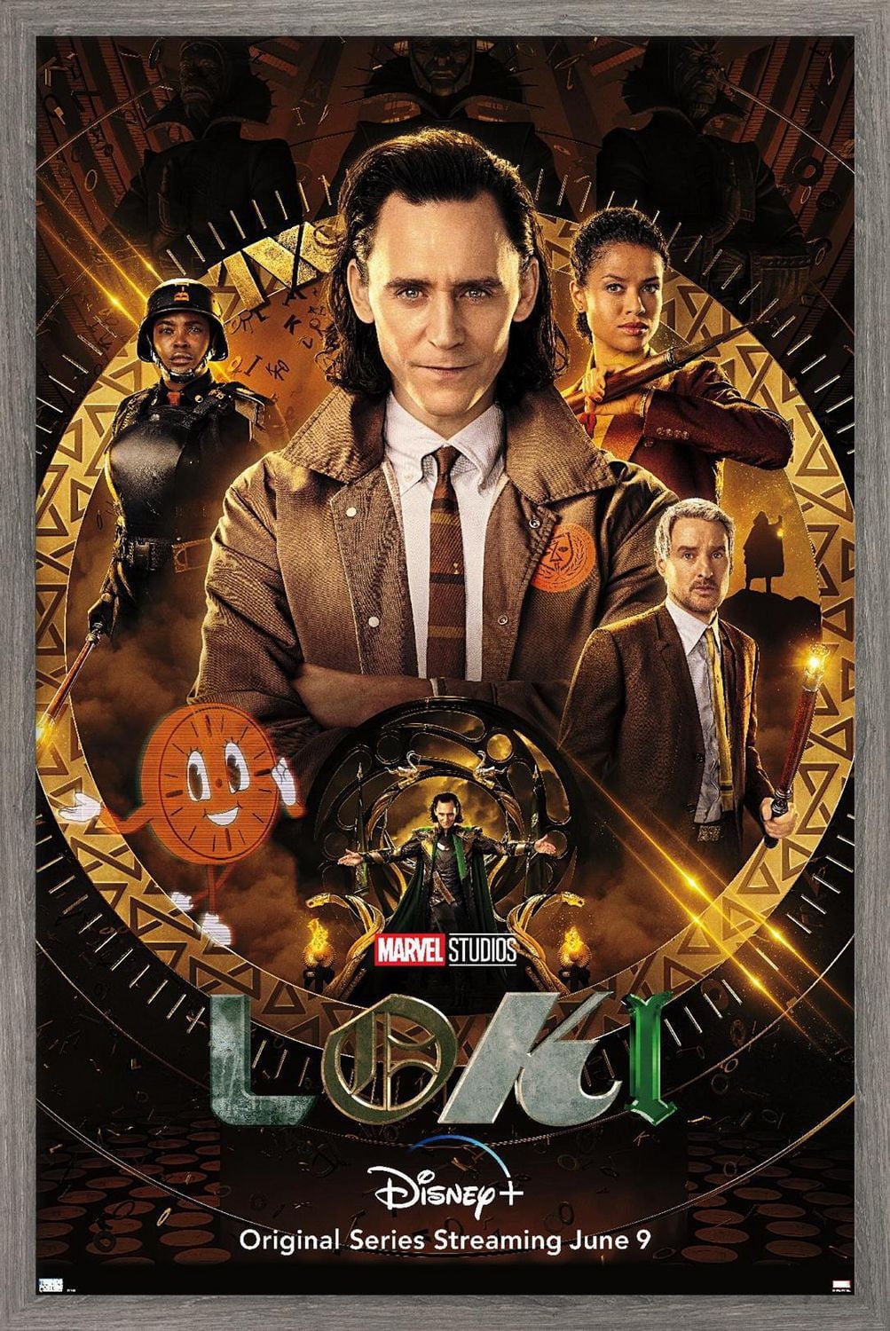 Marvel Loki - One Sheet Wall Poster, 14.725" x 22.375" Framed