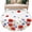White Bright Red, variant on Red Blue Poppy Floral Round Area Rug 7Ft Washable Circle Rugs for Dorm Laundry Room, Farmhouse Spring Flowers Non-Slip Carpet Floor Mats Indoor Outdoor Carpet Runner Aesthetic Home Decor