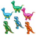 thumbnail image 4 of Globo de película de aluminio con forma de dinosaurio estéreo 4D, tiranosaurio, triceratops, pterosaurio, estegosaurio, lindo globo de montaje con forma de tiranosaurio rex, 4 of 4