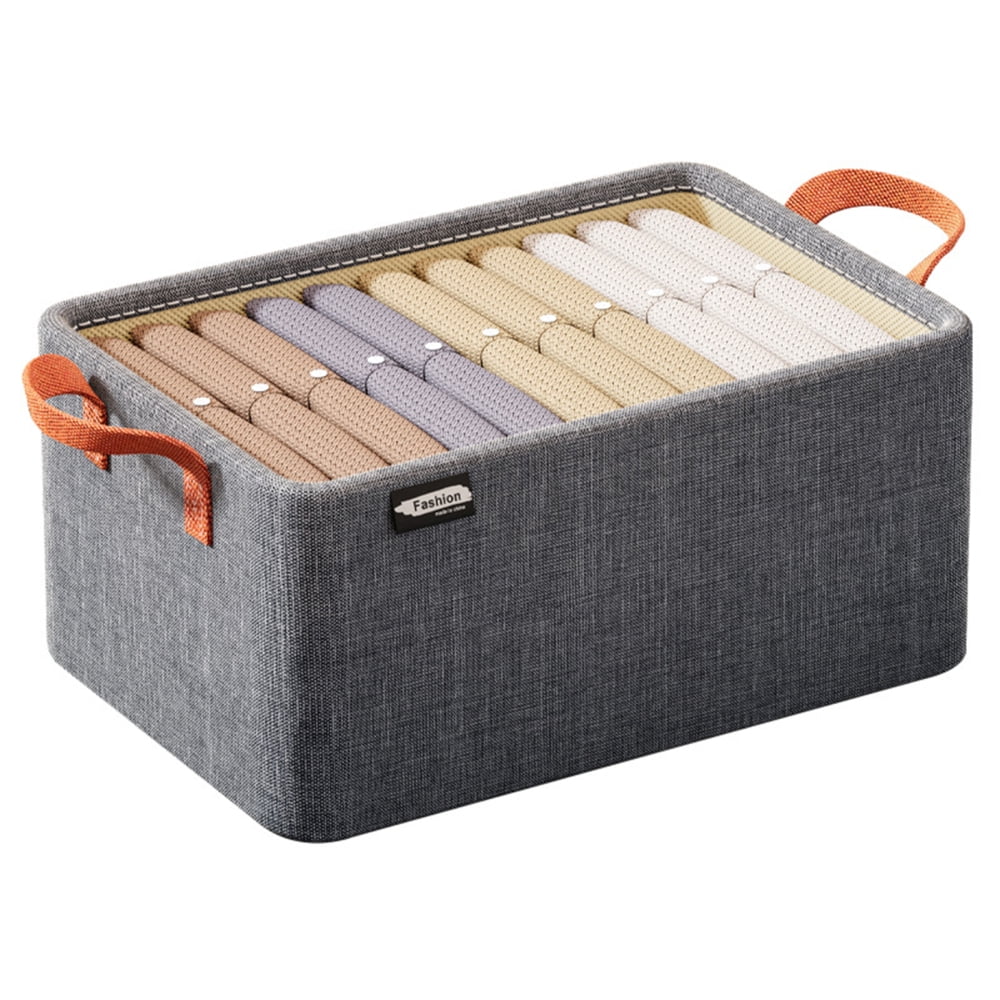 Fabric Collapsible Storage Cubes Space Saving Organizer Box for Shelves Home Nursery