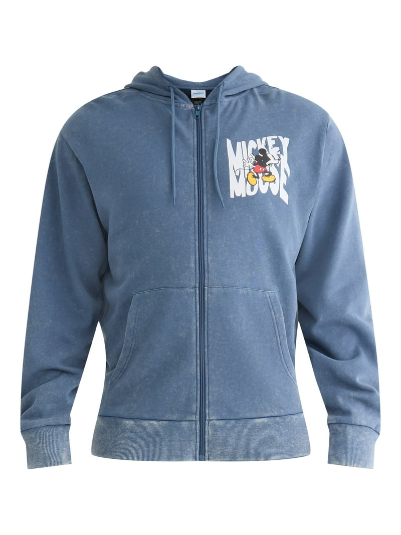 Disney men's Mickey Mouse Zip Hoodie - Sizes S-3XL - Walmart.com