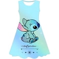 thumbnail image 1 of Disney Stitch Cartoon Print Baby Children Girls Kids Stitch Dress Cute Birthday Party Princess Christmas Dress for Baby Girls4T Gao Jinjia LED, 1 of 2