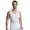 White, variant on Hanerdun Mens Body Shaper Compression Shapewear Slimming Vest Workout Tummy Control Waist Trainer M