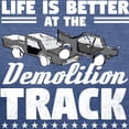 thumbnail image 3 of CafePress - Demo Derby Life Is Better At Demolition Tr T Shirt - Womens Tri-blend T-Shirt, 3 of 4