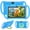 Blue, variant on Tedupee Kids Tablet,7 inch Tablet for Kids, 32GB ROM, 4(2+2)GB RAM 1TB Expanded,Parental Control,Educational Apps,Kid‑Proof Case Handle Stand,Pink