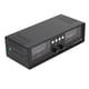 thumbnail image 4 of Caja conmutadora divisora de Audio, 4 vías, compatible con trabajo simultáneo, Selector de caja de interruptor de Audio estéreo para ordenador portátil, retroiluminación negra VoborMX herramienta, 4 of 8
