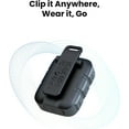 thumbnail image 4 of Wearable Bluetooth Speakers,IP67 Waterproof,Clip-On Portable Small Personal Speaker/Clean Sound/Stereo Pair/Wireless 5.4/ENC Built-in Mic/Lightweight for Outdoor Golf Work Pool (Black), 4 of 4
