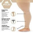 thumbnail image 3 of Extra Wide Unisex Footless Compression Thigh High for DVT 20-30mmHg - Beige, 5XL, 3 of 11