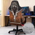 thumbnail image 4 of Pzuqiu Zipper Wolf Computer Gaming Chair Cover Non-Slip Easy to Install Computer Chair Covers for Seat Cushion with Straps and Zipper for Home, Office Decorations, 4 of 7