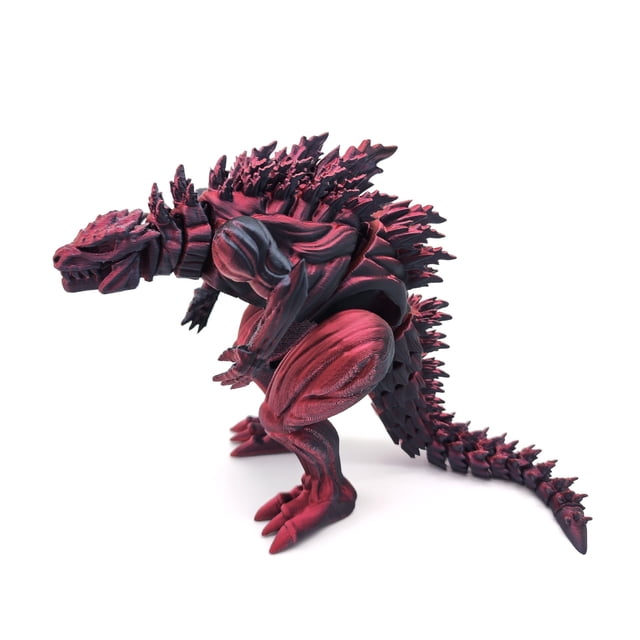 3D Printed Muscle Dinosaur Action Figure Mini Toys Monster Figure Joint Model Movable Rotatable Desktop Ornament Kids Gift