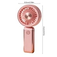 thumbnail image 4 of TTJ Camping Fan Portable Fan Rechargeable Handheld Fan Mini USB Rechargeable Small Fan Portable Outdoor Student Small Fan, 4 of 7