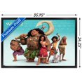 thumbnail image 5 of Disney Moana 2 - Group Wall Poster, 22.375" x 34" Framed, 5 of 5