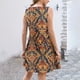 thumbnail image 4 of Camisón de poliéster para mujer, vestido de tirantes con cuello en V y botones para vacaciones de primavera y verano., 4 of 7