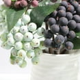 thumbnail image 4 of Firlar 5pcs Small Fruit Bunch Artificial Blueberry Ornaments Christmas Berry Home Office Decor Eco-friendly Simulation Fruits, 4 of 17