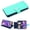 Teal Green / Dark Blue, variant on MyJacket Wallet Xtra Series for Apple iPhone 12 mini (5.4) - Teal Green / Dark Blue