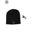 thumbnail image 2 of Luxtrada Wireless Bluetooth Music Smart Hat Cap Warm Beanie With Headphone Earphone Headset Mic (Black), 2 of 9